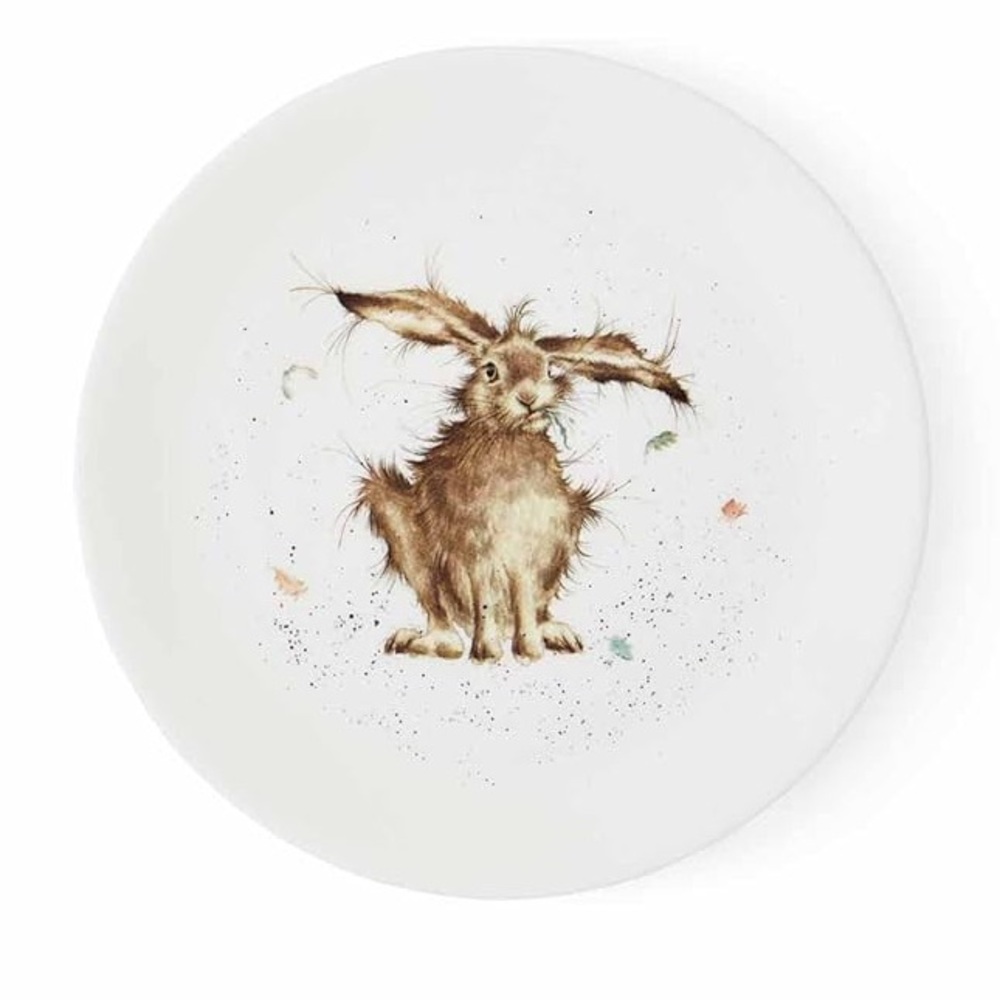 🌙 B52 - 2 Wrendale Royal Worcester Designs Coupe Plate - Hare brained